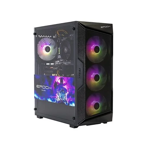 Računalo EPOCH Gaming PC Galaxia / Ryzen 5 5600, 16GB DDR4, 1TB SSD NVMe, nVidia GeForce RTX 4060 8GB, WiFi, bez OS, crno